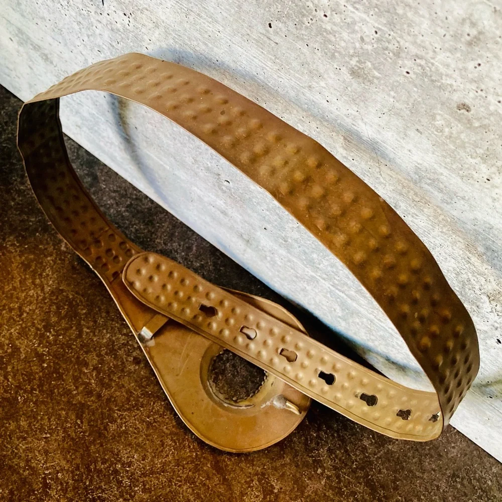 Vintage solid Brass Boho Corset Belt SML - Picture 7 of 8